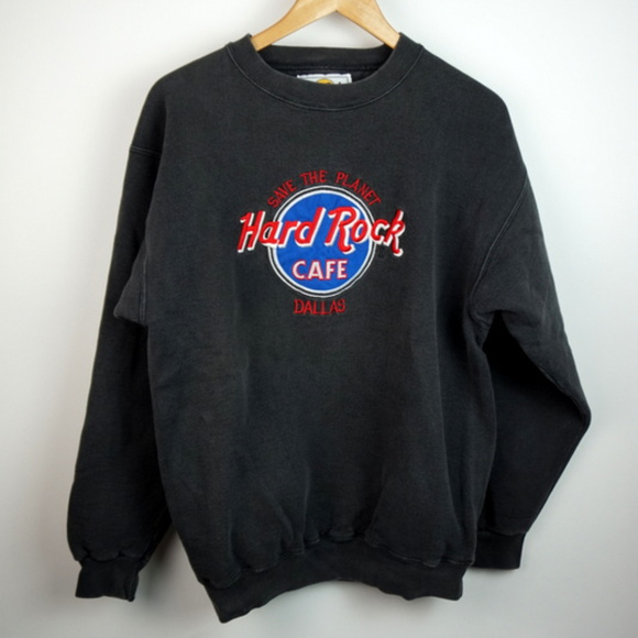 hard rock cafe hoodie black